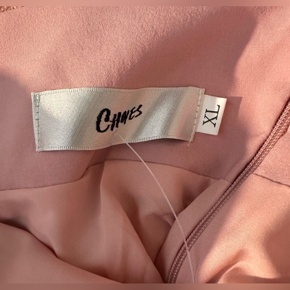 NWT Women’s Vintage Style High Waist Side Zip Flair Shirt Dusty Pink Size XL - Picture 10 of 10